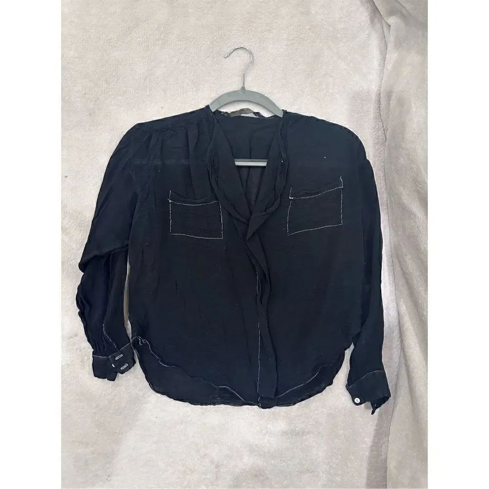 Black womens top Zara size S